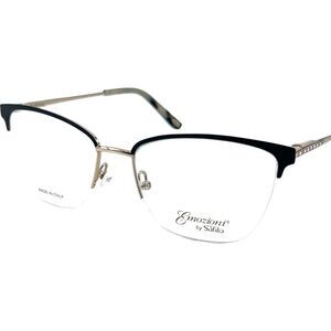 Safilo Emozioni EM4408 Womens Eyeglass Frame 0I46 Black Gold